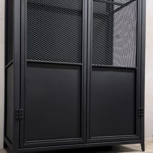 HAGA V1 - szafa z półkami dębowymi lub szklanymi - obrazek 5